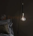 minimalistyczna lampa wiszaca saddle 1L złota czarny sznur złoty gold zwis edison markslojd sky 106610 perfektmarket.jpg