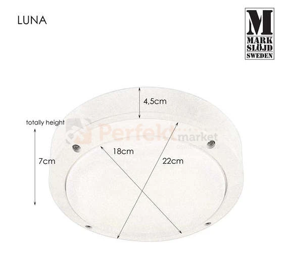 lampa sufitowa zewnętrzna plafon LED luna  okrągła czarna do_hotelu do_restauracji do_łazienki wodoodporna Markslojd 106535 perfektmarket.jpg
