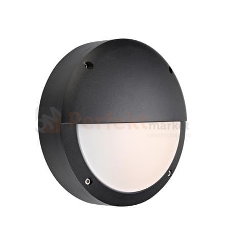 lampa ścienna elewacyjna zewnętrzna kinkiet elewacyjny LED Hero okrągła czarna do_hotelu do_restauracji do_łazienki wodoodporna Markslojd 106519 perfektmarket.jpg