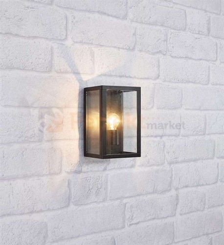 lampa ścienna elewacyjna zewnętrzna kinkiet góra_dół elewacyjny LED Pelham okrągła szara szary do_hotelu do_restauracji do_łazienki wodoodporna Markslojd 107113 perfektmarket.jpg