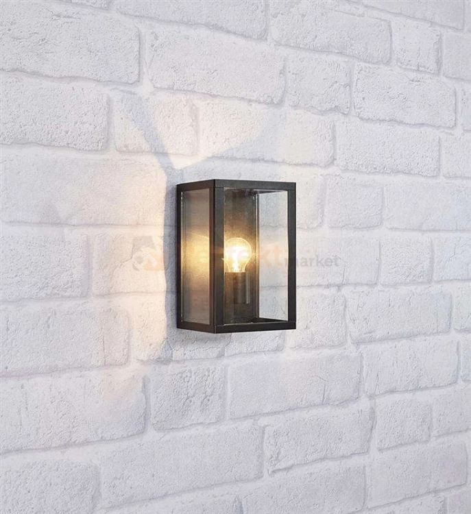 lampa ścienna elewacyjna zewnętrzna kinkiet góra_dół elewacyjny LED Pelham okrągła szara szary do_hotelu do_restauracji do_łazienki wodoodporna Markslojd 107113 perfektmarket.jpg