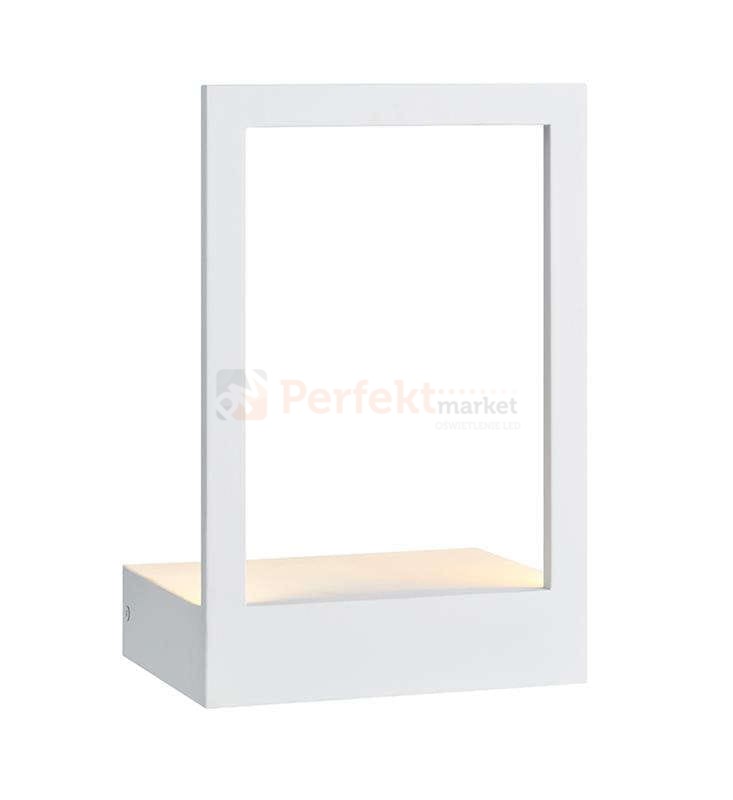 lampa ścienna elewacyjna zewnętrzna kinkiet biały elewacyjny LED pablo ramka rama biała półka do_hotelu do_restauracji do_łazienki Markslojd 107365 perfektmarket.jpg