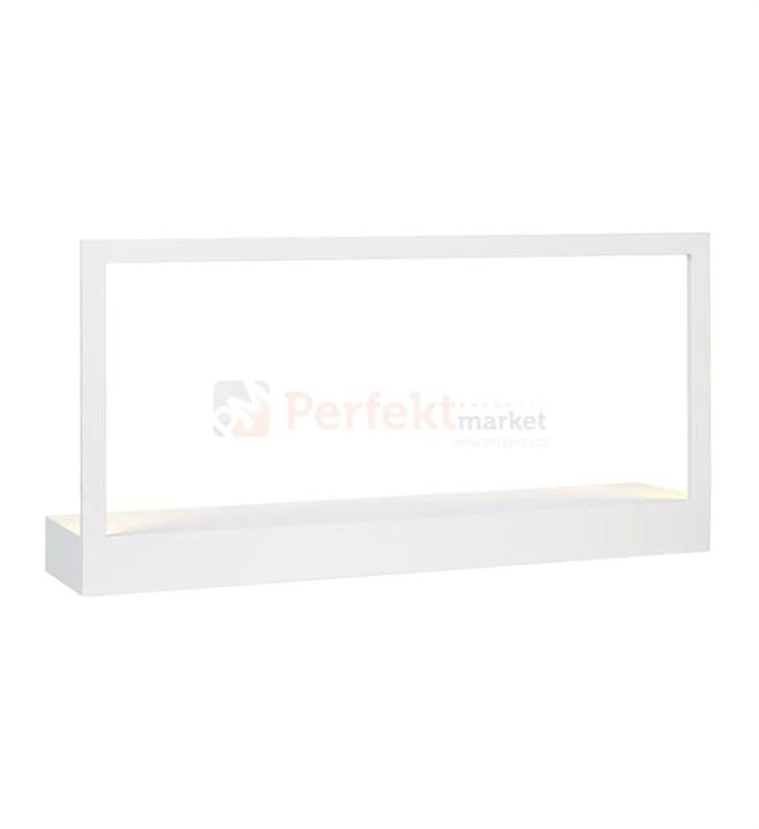 lampa ścienna elewacyjna zewnętrzna kinkiet elewacyjny LED pablo XL ramka rama biały półka do_hotelu do_restauracji do_łazienki Markslojd 107564 perfektmarket.jpg