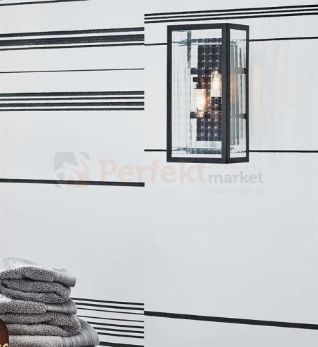 lampa ścienna elewacyjna zewnętrzna kinkiet góra_dół elewacyjny LED Fulham czarny do_hotelu do_restauracji do_łazienki wodoodporna Markslojd 107182 perfektmarket.jpg