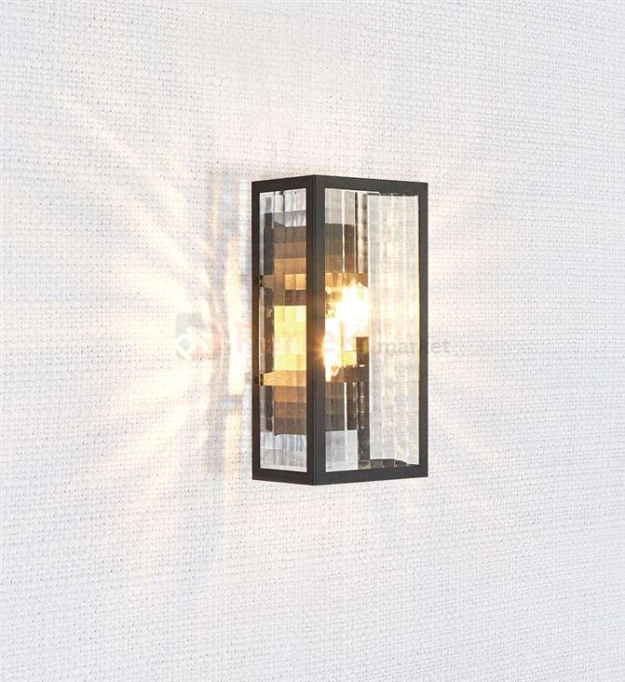 lampa ścienna elewacyjna zewnętrzna kinkiet góra_dół elewacyjny LED Fulham czarny do_hotelu do_restauracji do_łazienki wodoodporna Markslojd 107182 perfektmarket.jpg