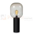 lampa stołowa biurkowa  retro modernistyczna modernizm elegancka szklana szkło przydymiona czarny do sypialni brooklyn 107479 Markslojd  perfektmarket.jpg