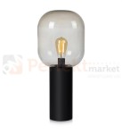 lampa stołowa biurkowa  retro modernistyczna modernizm elegancka szklana szkło przydymiona czarny do sypialni brooklyn 107479 Markslojd  perfektmarket.jpg