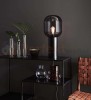 lampa stołowa biurkowa  retro modernistyczna modernizm elegancka szklana szkło przydymiona czarny do sypialni brooklyn 107479 Markslojd  perfektmarket.jpg