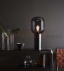 lampa stołowa biurkowa  retro modernistyczna modernizm elegancka szklana szkło przydymiona czarny do sypialni brooklyn 107479 Markslojd  perfektmarket.jpg