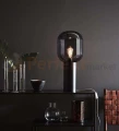lampa stołowa biurkowa  retro modernistyczna modernizm elegancka szklana szkło przydymiona czarny do sypialni brooklyn 107479 Markslojd  perfektmarket.jpg