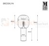 lampa stołowa biurkowa  retro modernistyczna modernizm elegancka szklana szkło przydymiona czarny do sypialni brooklyn 107480 Markslojd  perfektmarket.jpg