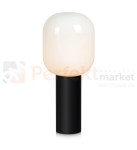 lampa stołowa biurkowa  retro modernistyczna modernizm elegancka szklana szkło przydymiona czarny do sypialni brooklyn 107480 Markslojd  perfektmarket.jpg