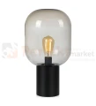 lampa stołowa biurkowa  retro modernistyczna modernizm elegancka szklana szkło przydymiona czarny do sypialni brooklyn 107481 Markslojd  perfektmarket.jpg