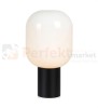 lampa stołowa biurkowa  retro modernistyczna modernizm elegancka szklana szkło biała czarny do salonu brooklyn 107482 Markslojd  perfektmarket.jpg