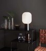 lampa stołowa biurkowa  retro modernistyczna modernizm elegancka szklana szkło biała czarny do salonu brooklyn 107482 Markslojd  perfektmarket.jpg