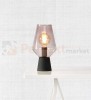 lampa stołowa biurkowa  retro modernistyczna modernizm elegancka szklana szkło przydymiona czarny do sypialni Retro 107131 Markslojd  perfektmarket.jpg