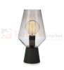 lampa stołowa biurkowa  retro modernistyczna modernizm elegancka szklana szkło przydymiona czarny do sypialni Retro 107131 Markslojd  perfektmarket.jpg