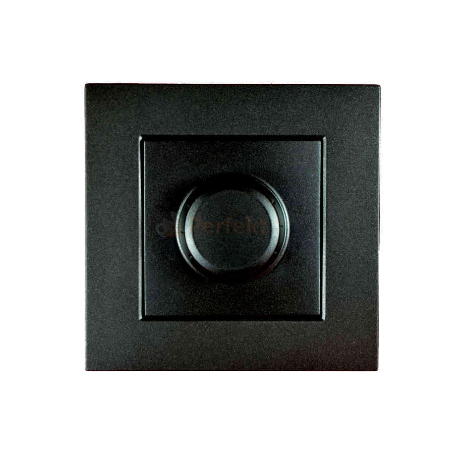 Novella ściemniacz pokrętny 400W RC (oprawy świetlówkowe), kolor czarny 92105547