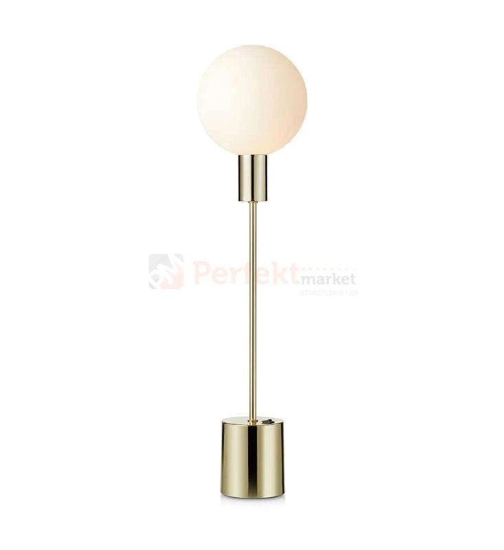 lampa stołowa biurkowa dekoracyjna złota złoty biała biały kula do sypialni do_restauracji okrągła Uno 107765 Markslojd perfektmarket.jpg