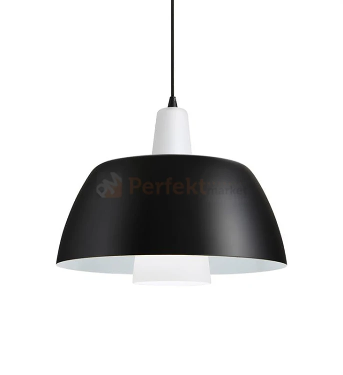 Lampa wisząca industrialna loft lampa_do_salonu markslojd Solo czarna czarny 107743 perfektmarket.jpg