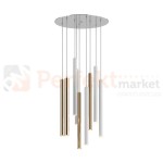Lampa wisząca Loya pendant 9l  srebrna biała tuba chrom oświetlenie_LED led P0461-09C-B5SB Zuma Line perfektmarket.jpg