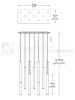 Lampa wisząca One pendant 11l  gold złota tuba kryształ oświetlenie_LED led P0461-11L-B5F7 Zuma Line perfektmarket.jpg
