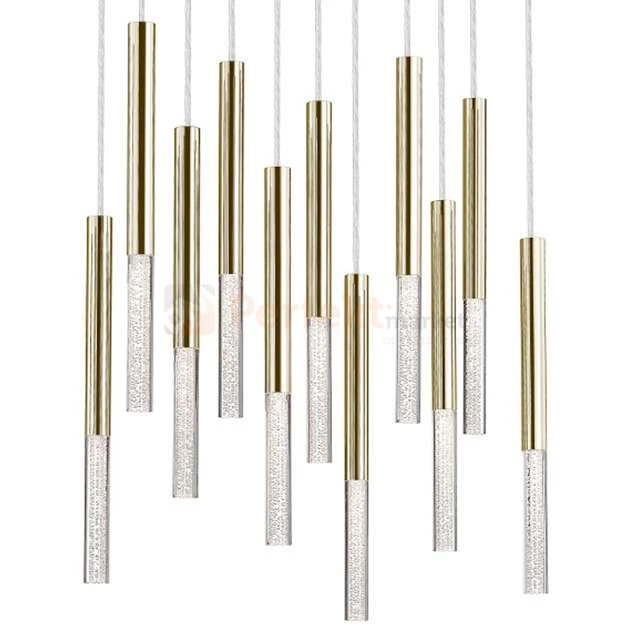 Lampa wisząca One pendant 11l  gold złota tuba kryształ oświetlenie_LED led P0461-11L-B5F7 Zuma Line perfektmarket.jpg