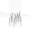 Lampa wisząca One pendant 11l  chrom srebrna akryl kryształ tuba oświetlenie_LED led P0461-11L-B5F4 Zuma Line perfektmarket.jpg