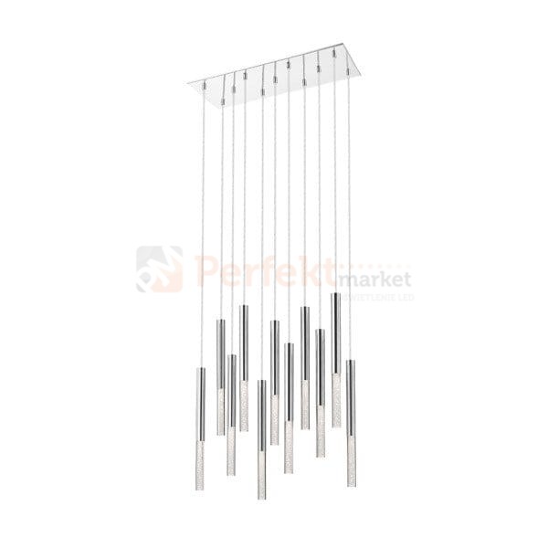 Lampa wisząca One pendant 11l  chrom srebrna akryl kryształ tuba oświetlenie_LED led P0461-11L-B5F4 Zuma Line perfektmarket.jpg