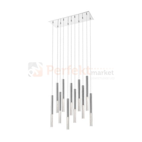 Lampa wisząca One pendant 11l  chrom srebrna akryl kryształ tuba oświetlenie_LED led P0461-11L-B5F4 Zuma Line perfektmarket.jpg