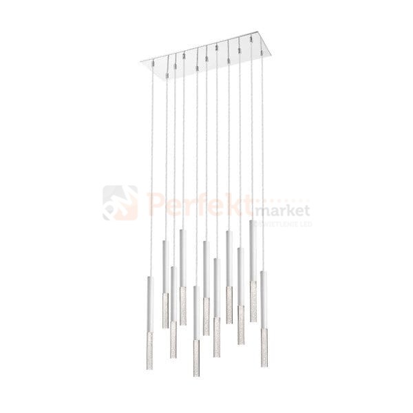 Lampa wisząca One pendant 11l  biała white akryl kryształ tuba oświetlenie_LED led P0461-11L-B5S8 Zuma Line perfektmarket.jpg