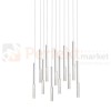 Lampa wisząca One pendant 11l  biała white akryl kryształ tuba oświetlenie_LED led P0461-11L-B5S8 Zuma Line perfektmarket.jpg