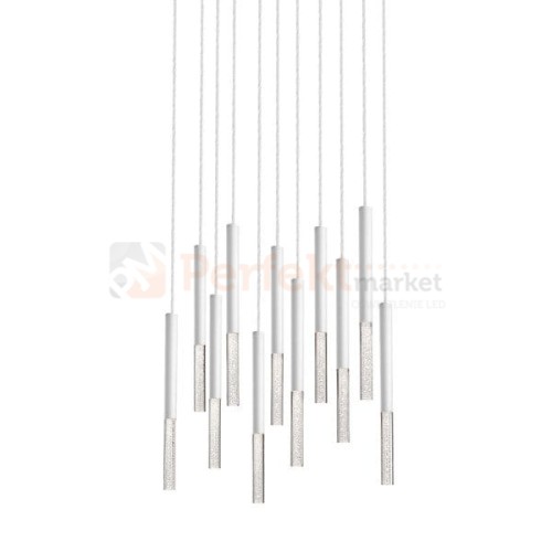 Lampa wisząca One pendant 11l  biała white akryl kryształ tuba oświetlenie_LED led P0461-11L-B5S8 Zuma Line perfektmarket.jpg