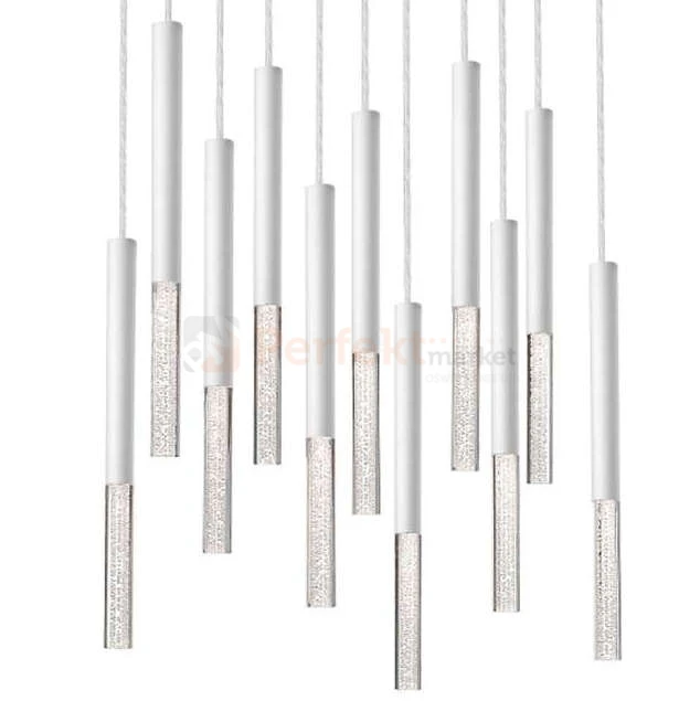 Lampa wisząca One pendant 11l  biała white akryl kryształ tuba oświetlenie_LED led P0461-11L-B5S8 Zuma Line perfektmarket.jpg