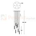 Lampa wisząca One pendant 9l  biała kryształ design tuby tuba chrom oświetlenie_LED led P0461-09L-B5S8 Zuma Line perfektmarket.jpg