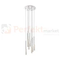 Lampa wisząca One pendant 9l  biała kryształ design tuby tuba chrom oświetlenie_LED led P0461-09L-B5S8 Zuma Line perfektmarket.jpg
