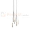 Lampa wisząca One pendant 9l  biała kryształ design tuby tuba chrom oświetlenie_LED led P0461-09L-B5S8 Zuma Line perfektmarket.jpg