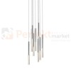 Lampa wisząca One pendant 9l  chrom srebrny kryształ design tuby tuba chrom oświetlenie_LED led P0461-09L-B5F4 Zuma Line perfektmarket.jpg
