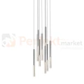 Lampa wisząca One pendant 9l  chrom srebrny kryształ design tuby tuba chrom oświetlenie_LED led P0461-09L-B5F4 Zuma Line perfektmarket.jpg