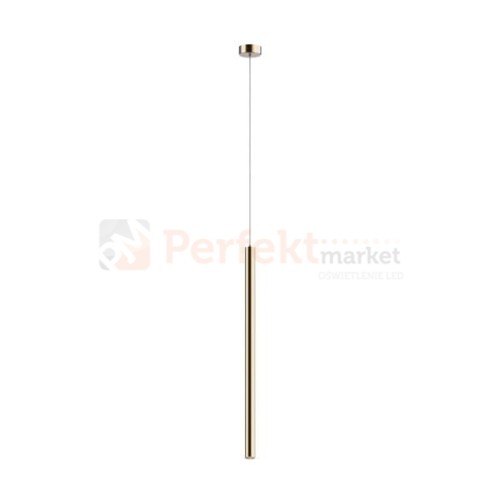 Lampa wisząca Loya pendant  złota błyszcząca połysk tuba  oświetlenie_LED led P0461-01A-F7F7 zuma Line perfektmarket.jpg