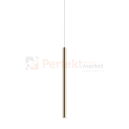 Lampa wisząca Loya pendant  złota błyszcząca połysk tuba  oświetlenie_LED led P0461-01A-F7F7 zuma Line perfektmarket.jpg
