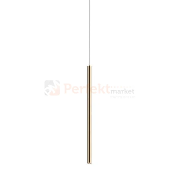 Lampa wisząca Loya pendant  złota błyszcząca połysk tuba  oświetlenie_LED led P0461-01A-F7F7 zuma Line perfektmarket.jpg
