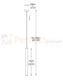 Lampa wisząca Loya pendant czarna czarny black tuba  oświetlenie_LED led P0461-01A-L7L7 zuma Line perfektmarket.jpg