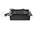 Media Port power_port powerport mediaport blatowy wpuszczany 2x230V 1xRJ45 2xUSB czarny ładowarka 5V flexi sklep perfektmarket hurtownia elektryczna