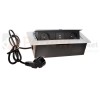 Media Port power_port powerport mediaport blatowy wpuszczany 2x230V  2xUSB  ładowarka 5V oval sklep perfektmarket hurtownia elektryczna