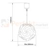 Lampa wisząca Grada sufitowa oświetlenie_LED origami biała biały kula mandala rozeta pendant TL-1060P-A Zuma Line perfektmarket.jpg