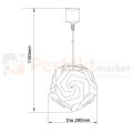 Lampa wisząca Grada sufitowa oświetlenie_LED origami biała biały kula mandala rozeta pendant TL-1060P-A Zuma Line perfektmarket.jpg