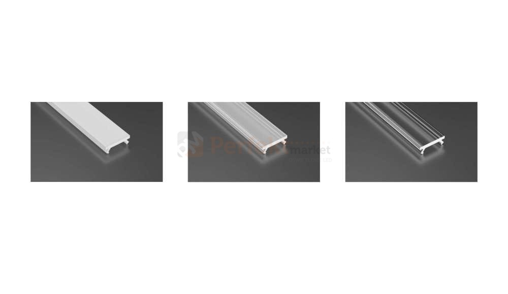Klosze klosz do profili LED x Mico wąski mrożony transparentny przezroczysty mleczny osłonka plastikowa perfektmarket sklep oświetlenie_led