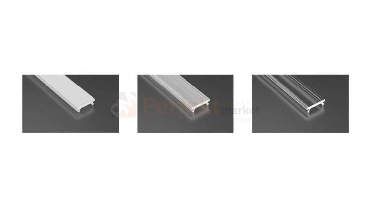 Klosze klosz do profili LED x Mico wąski mrożony transparentny przezroczysty mleczny osłonka plastikowa perfektmarket sklep oświetlenie_led