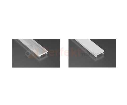 Klosze klosz do profili LED x Mico PMMA wąski mrożony mleczny osłonka plastikowa perfektmarket sklep oświetlenie_led